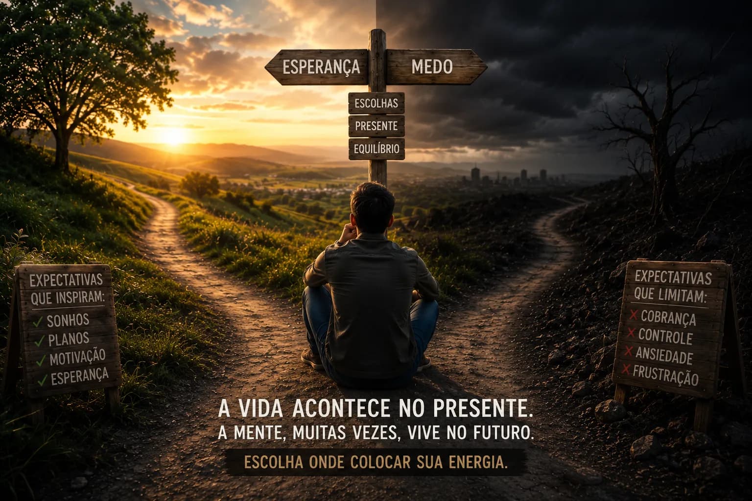 Entre a esperança e o medo: o lugar onde a expectativa se transforma